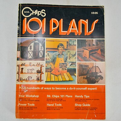 #ad Mr Chip#x27;s 101 Plans DIY Tips Tools Workshop Woodworking 1977 $28.22