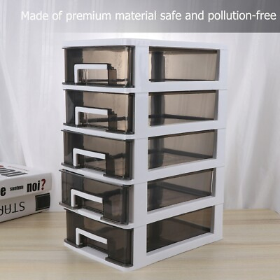 #ad Multi Layer Storage Drawer Plastic Cabinet Organizer Storage Box Home Decor US $20.99