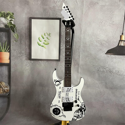#ad Custom White Kirk Hammett Ouija KH 2 Electric Guitar Solid Rosewood Fretboard $273.60