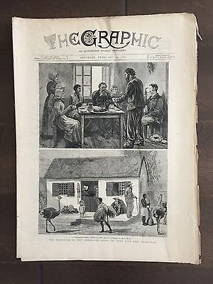#ad quot;THE GRAPHICquot; A Beautifully Illustrated British Weekly Newspaper Feb. 19 1881 $30.00