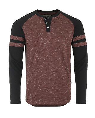 #ad ZIMEGO Men’s Casual Long Sleeve Baseball Raglan Athletic Fashion Henley Shirt $31.00