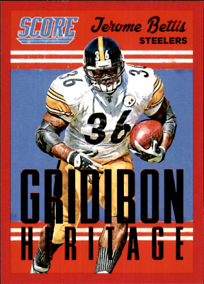 #ad Jerome Bettis 2015 Score Gridiron Heritage Red #21 Parallel Pittsburgh Steelers $0.99