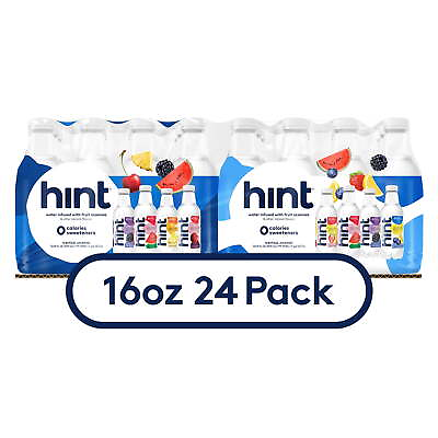 #ad Hint Water 24 Pack Variety Pack Pineapple Watermelon Blackberry 16 Fl Oz 24Count $25.63