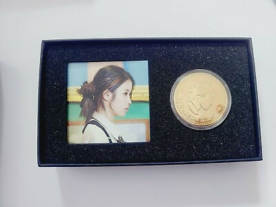 #ad K POP IU Official Commemorative Coin B Ver Official New 2021 IU quot; LILAC quot; $94.99