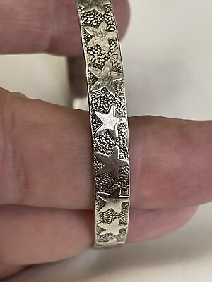 #ad #ad Sterling Bracelet Star Made In Mexico Bangle 14.3 Grams $19.95