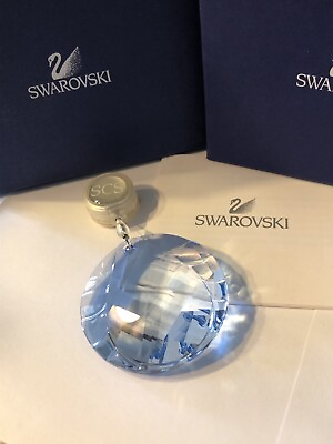 #ad New With OBox Swarovski Crystal 2009 SCS Blue Water Window Ornament 905545 $39.99