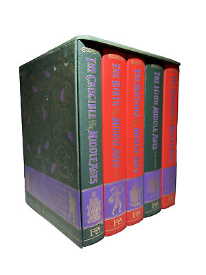 #ad The Story of the Middle Ages Book Set Folio Society 5 Volumes with Slipcase 1999 $94.99