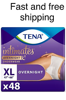 #ad Tena Intimates Overnight Underwear for Women Sensitive Care Size XL $72.99