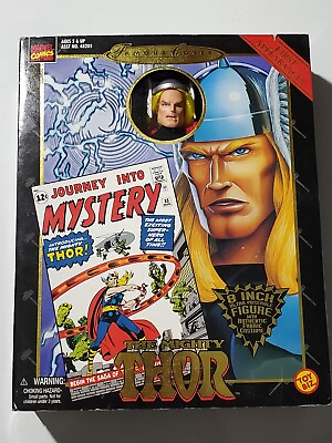 #ad Marvel Comics Famous Cover Series MIGHTY THOR 8#x27; Figure 1998 TOYBIZ New $23.28