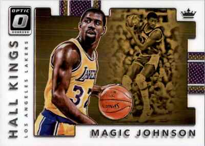 #ad 2017 18 Optic Hall Kings MAGIC JOHNSON Los Angeles Lakers #7 $2.35
