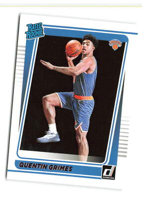 #ad 2021 22 Donruss Quentin Grimes #216 Rookie New York Knicks $1.50