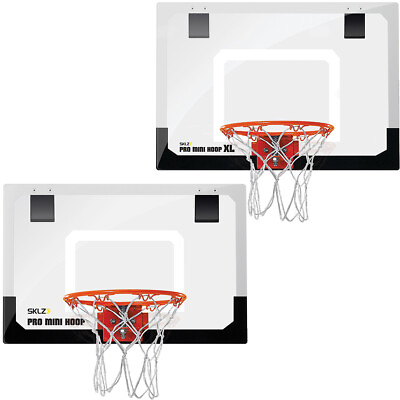 #ad SKLZ Pro Mini Basketball Hoop Black White $38.99