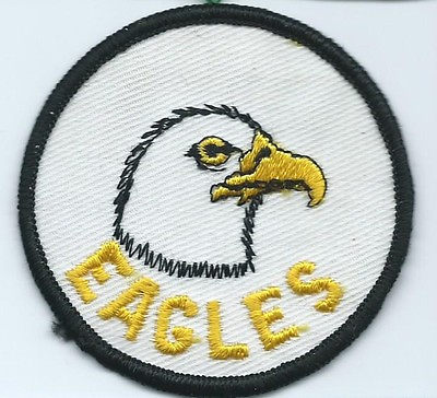 #ad Eagles eagle head patch 3 1 8 dia #1517 $12.99