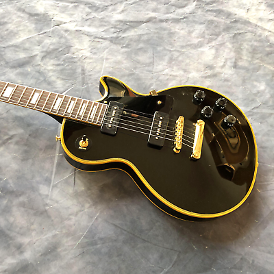 #ad Vintage 1956 Gibson Les Paul Custom Black Beauty electric guitar P90 pickup $262.19