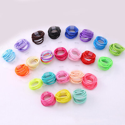 #ad 10PCS Girl Kids Elastic Rubber Hair Bands Baby Ponytail Holder Head Rope Ties#US $0.99