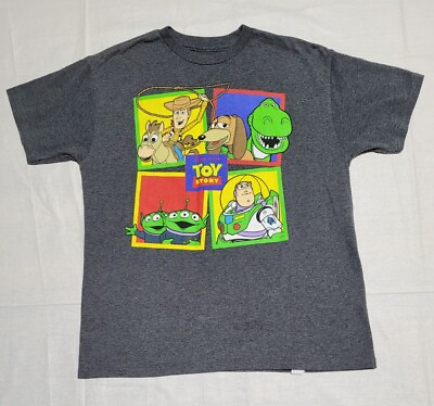 #ad Disney Pixar Toy Story Kids Girls Boys Size S Graphic Print Gray T shirt $7.99