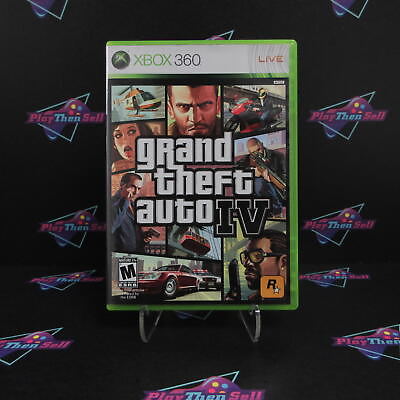 #ad Grand Theft Auto IV Xbox 360 AD Complete CIB See Pics $17.95
