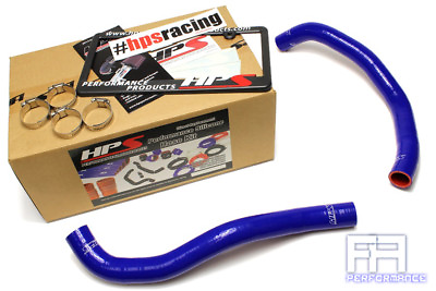 #ad HPS Reinforced Silicone Radiator Coolant Hose Kit For 03 07 Accord 2.4 2.4L Blue $119.70