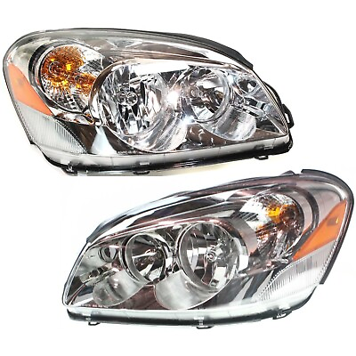 #ad Headlight Set For 2006 2007 Buick Lucerne Left and Right With Bulb 2Pc $169.47