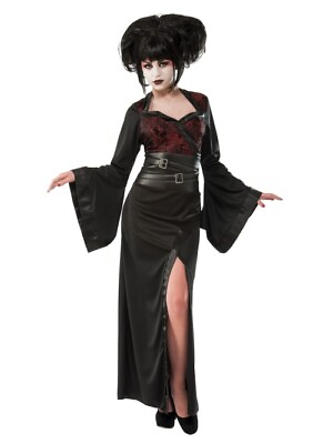 #ad Gothic Geisha Adult Costume Small Rubies $74.75