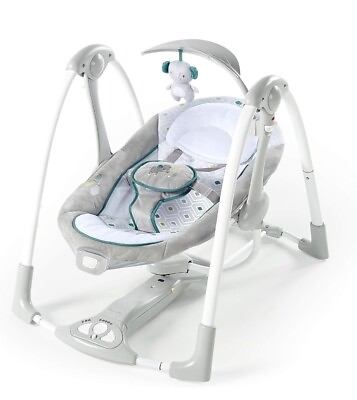 #ad Ingenuity ConvertMe 2 in 1 Compact Portable Baby Swing 2 Infant Seat Swell $60.00