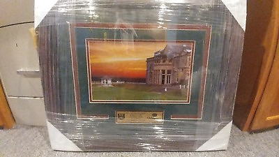 #ad Framed Matted Photo St. Andrews August 8 2007 Rite Aid Miracle Classic $125.00
