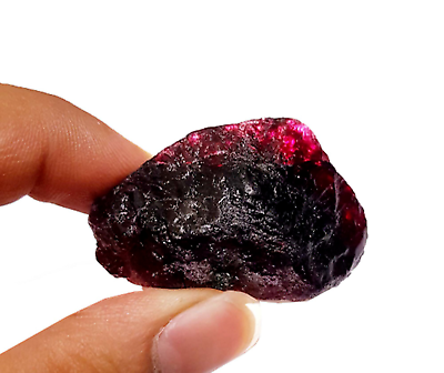 #ad Untreated 200 Ct Large Raw Natural Garnet stone 100% red garnet rough stone $18.25