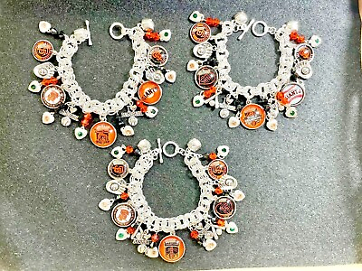 #ad San Francisco Giants Charm Bracelets 3 to Choose from FREE SHIPPING $25.00