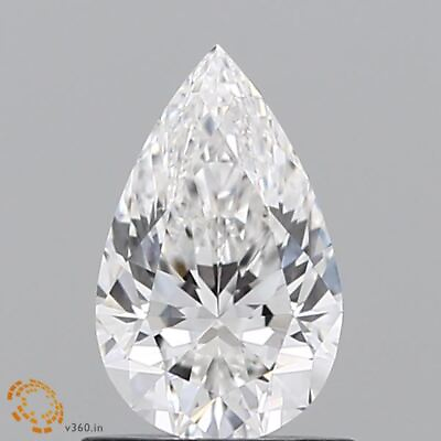 #ad 0.84 Ct Pear Cut E Color VS1 Clarity IGI Certified CVD Diamond $275.00