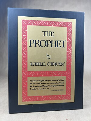 #ad The Prophet; Kahlil Gibran Alfred A. Knopf 2001 HC w slipcase 37th $16.99