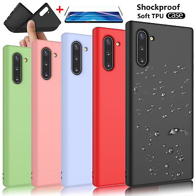 #ad For Samsung Galaxy S9 S10e S10 Note 10 10 Plus Silicone Case Shockproof Cover $6.95