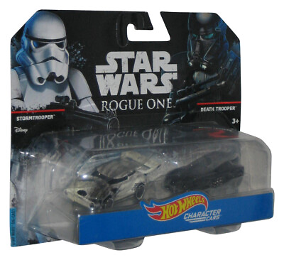 #ad Star Wars Hot Wheels Stormtrooper amp; Death Trooper Character Cars 2014 Toy Car $16.98