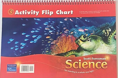 #ad Grade 5 Scott Foresman Science Activity Flip Chart 5th $49.99