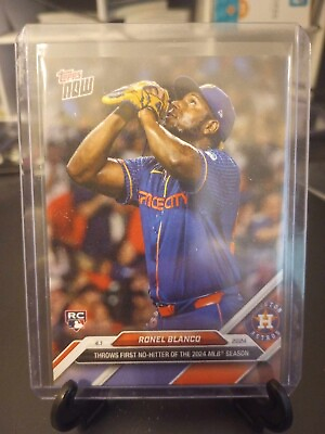#ad Houston Astros Rookie Ronel Blanco Topps Now #30 In Hand and Ready to ship $6.99