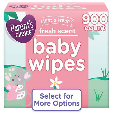 #ad Parent#x27;s Choice Fresh Scent Baby Wipes 900 Count $17.96
