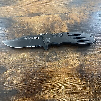 #ad SMITH amp; WESSON EXTREME OPS TACTICAL FOLDING KNIFE Blade 21 $11.99