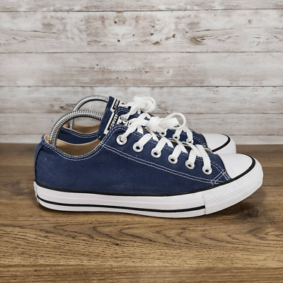 #ad Converse Chuck Taylor All Star Low Navy Lace Up Casual Shoes Mens 7.5 Womens 9.5 $21.99