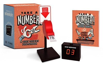 #ad Take A Number : A Tiny Ticket Dispenser $11.88