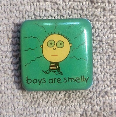 #ad Boys Are Smelly Refrigerator Magnet Novelty Cartoon Free Shipping $9.00