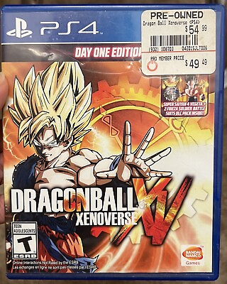 #ad Dragon Ball Z Xenoverse PlayStation $19.99
