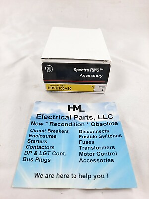 #ad GENERAL ELECTRIC GE SRPE100A80 80A RATING PLUG *NEW IN BOX $129.00