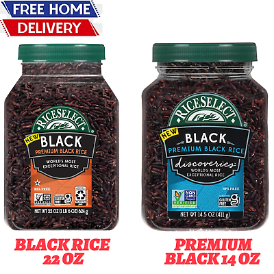 #ad Discoveries Premium Black Rice amp; Black Rice Gluten Free Non GMO Vegan $9.98