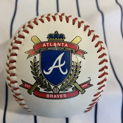 #ad Atlanta Braves Crest Fotoball Souvenir baseball Ball $24.99