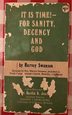 #ad It Is Time For Sanity Decency And God Sermons by Rev. Harvey Swanson Signed $19.36