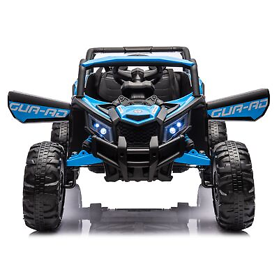 #ad 12V Ride On Car with Remote UTV for Kids Safety Harness Music Player $237.34