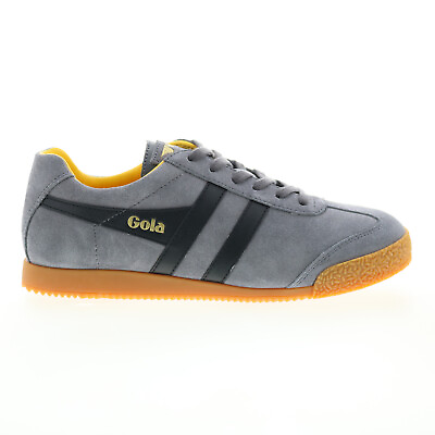 #ad Gola Harrier Suede CMA192 Mens Gray Suede Lace Up Lifestyle Sneakers Shoes 8 $40.99