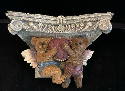 #ad The Boyds Bears Collection #654291 Clarence and Raphael Angels Fly High Sconce $6.00