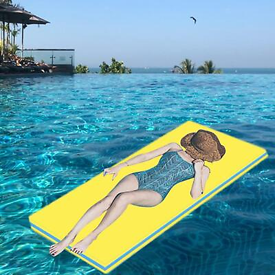 #ad Water Float Mat Water Recreation Xpe Lounge Mattress for Pool Boating Beach $55.29