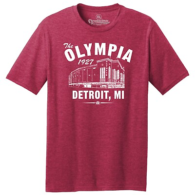 #ad The Olympia 1927 Hockey TRI BLEND Tee Shirt Detroit Red Wings $22.00