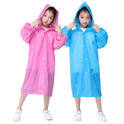 #ad Children Raincoat Kids Raincoat Poncho Raincoat Jacket Waterproof Rain Coat $7.59